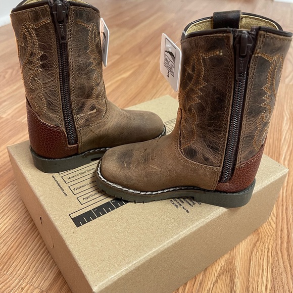 NWT Smoky Mountain Leather Boots Toddler SZ 5 - Picture 5 of 10